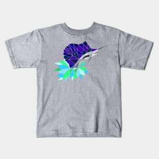 Geometric Sailfish Kids T-Shirt